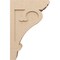 Ekena Millwork 11"W x 22"D x 33"H Classic Mayflower Rough Cedar Woodgrain TimberThane Corbel, Primed Tan CORUR11X22X33MAYRCPR - alternate 4